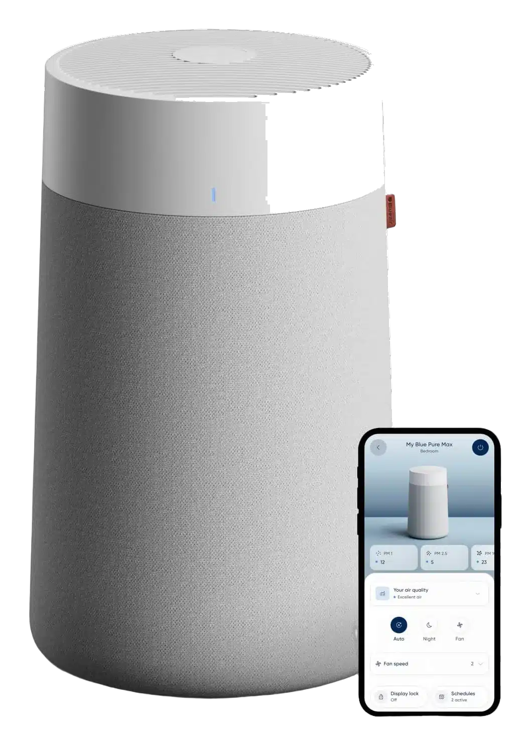 Blueair Blue Pure 311i product view on a plain background