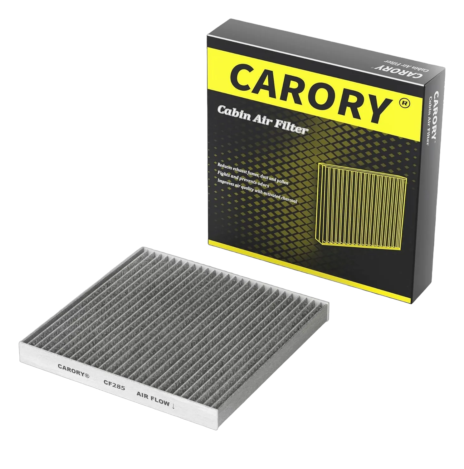 Carory CF285 Activated Carbon product view on a plain background