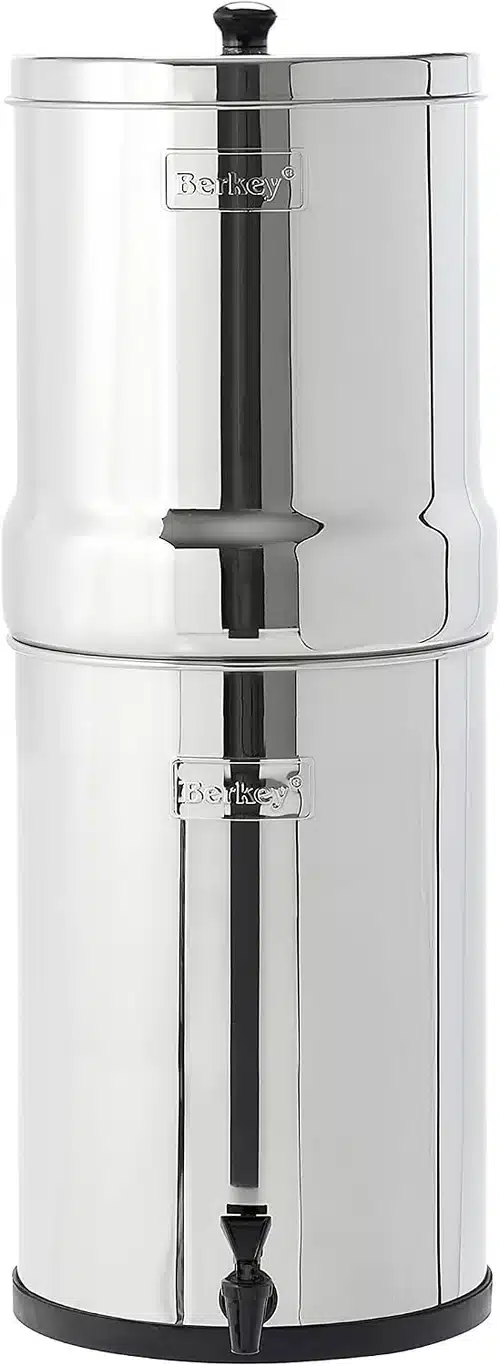 Crown Berkey Gravity-Fed Stainless product view on a plain background