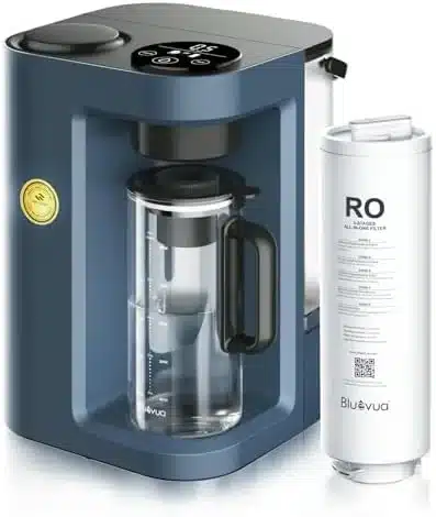 Bluevua RO100ROPOT-Lite(UV) Countertop Reverse product view on a plain background
