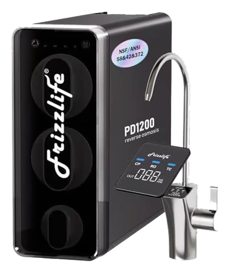 Frizzlife 1200GPD Reverse Osmosis product view on a plain background