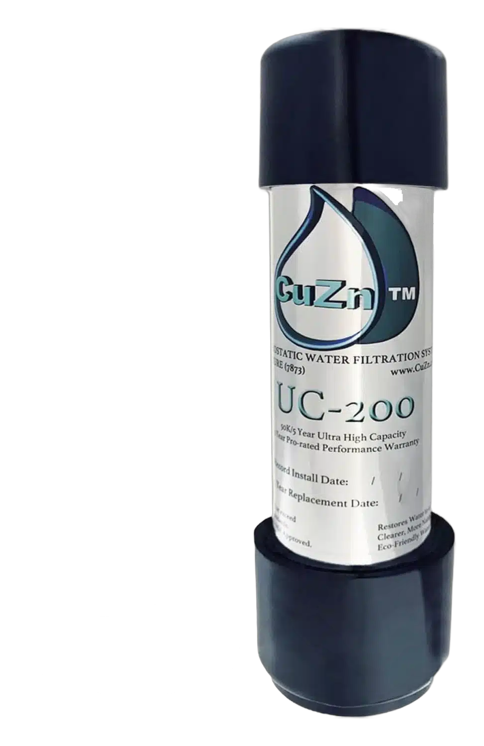CuZn Under Sink Water product view on a plain background