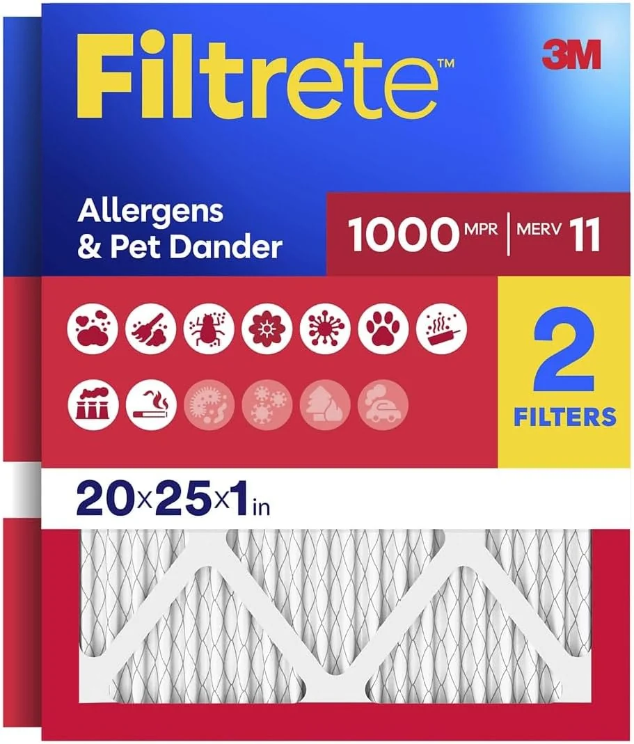 filtrete 20x25x1 product view on a plain background