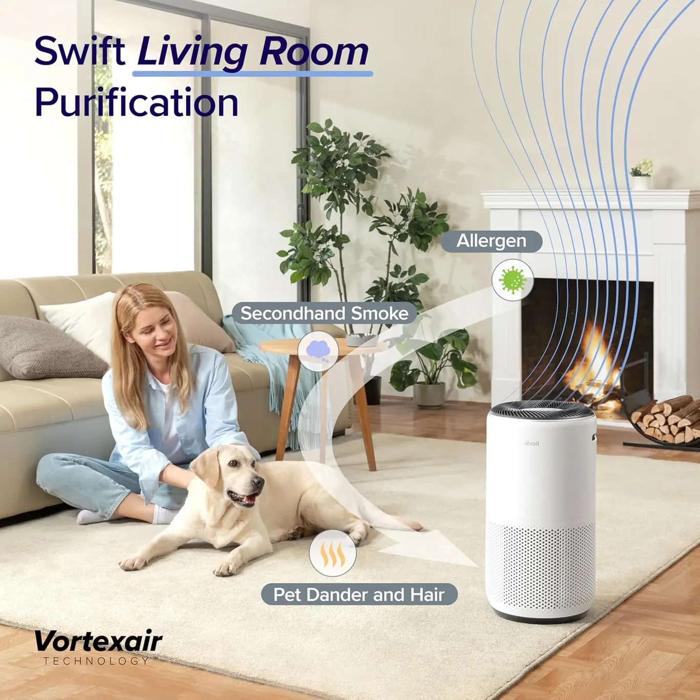 levoit core 400s product view on a plain background
