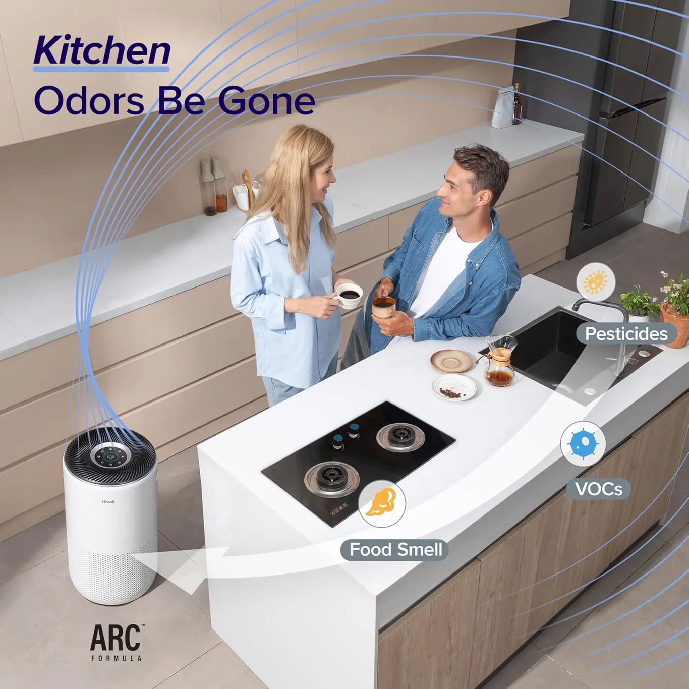 levoit core 400s product view on a plain background