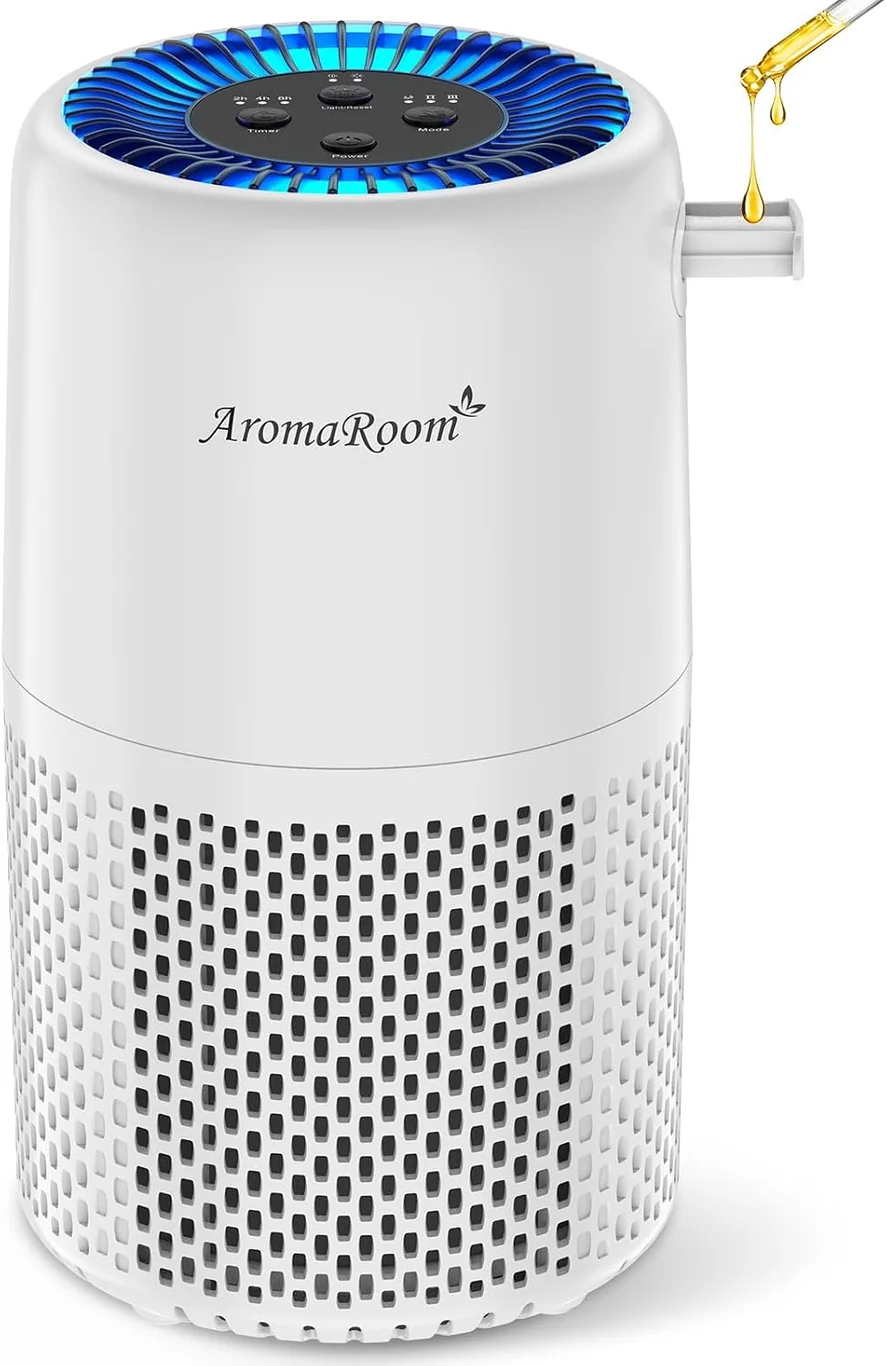 AromaRoom True HEPA Air Purifier product view on a plain background
