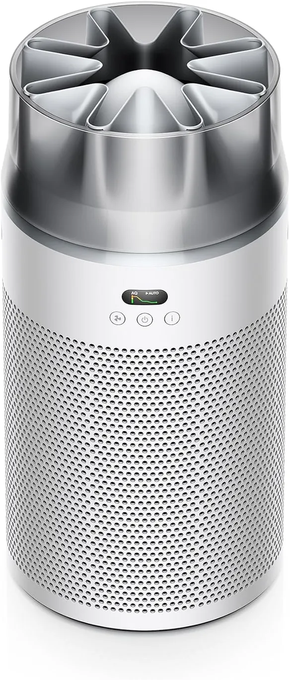 Dyson Hushjet Compact Air Purifier product view on a plain background